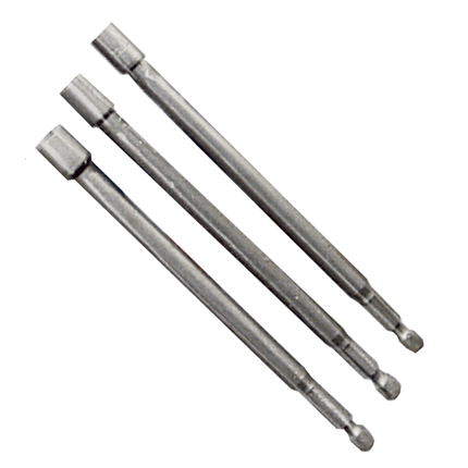 3-pc 6″ Magnetic Nut Driver Set 1/4” 5/16” 3/8”