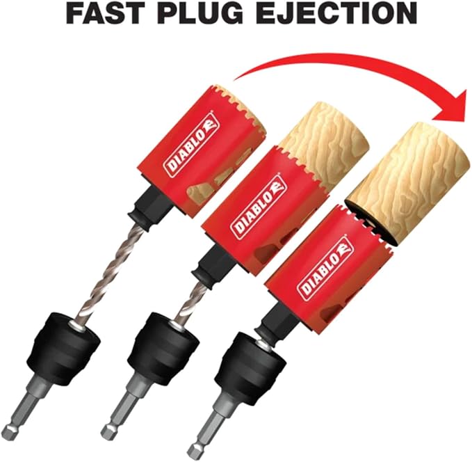 Diablo 4 in. Bi-Metal Hole Saw with SnapLock Plus Mandrel System