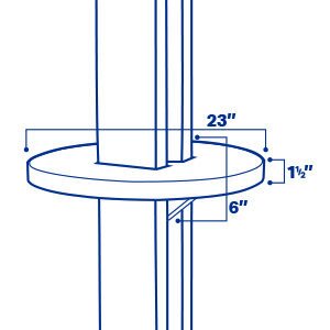 DuraTable® for Aluminum Patio Cover H-Posts