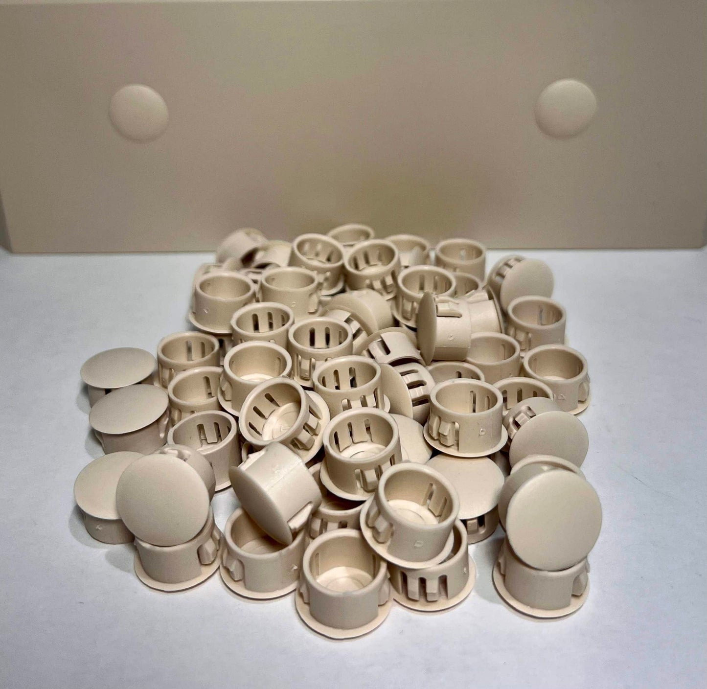 50 Pack Plastic Replacement 5/8" Plugs for Aluminum Patio Covers