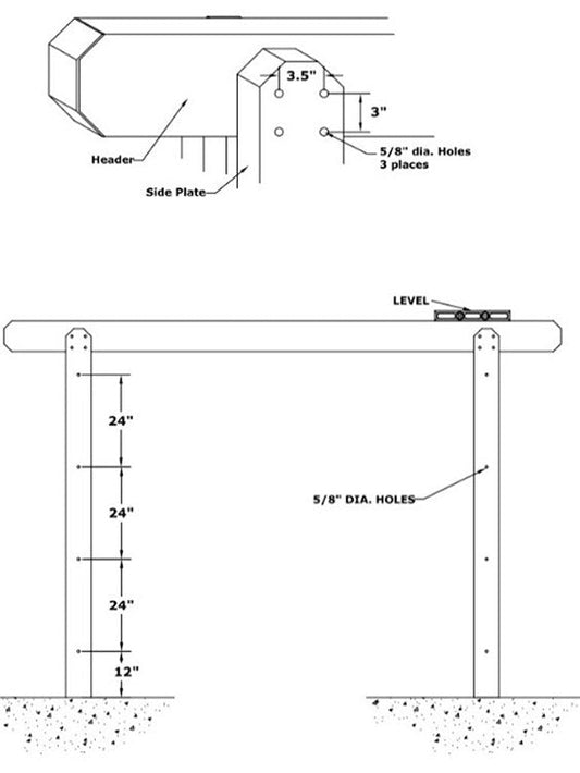 Sideplate Jig™ - For 2x6 Aluminum Sideplates