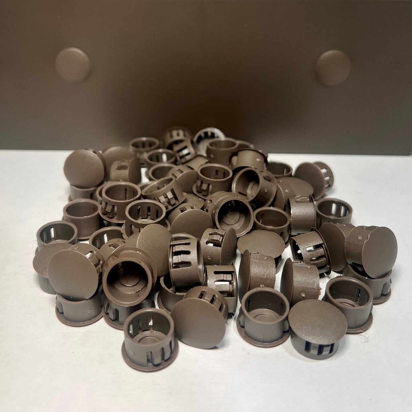 50 Pack Plastic Replacement 5/8" Plugs for Aluminum Patio Covers