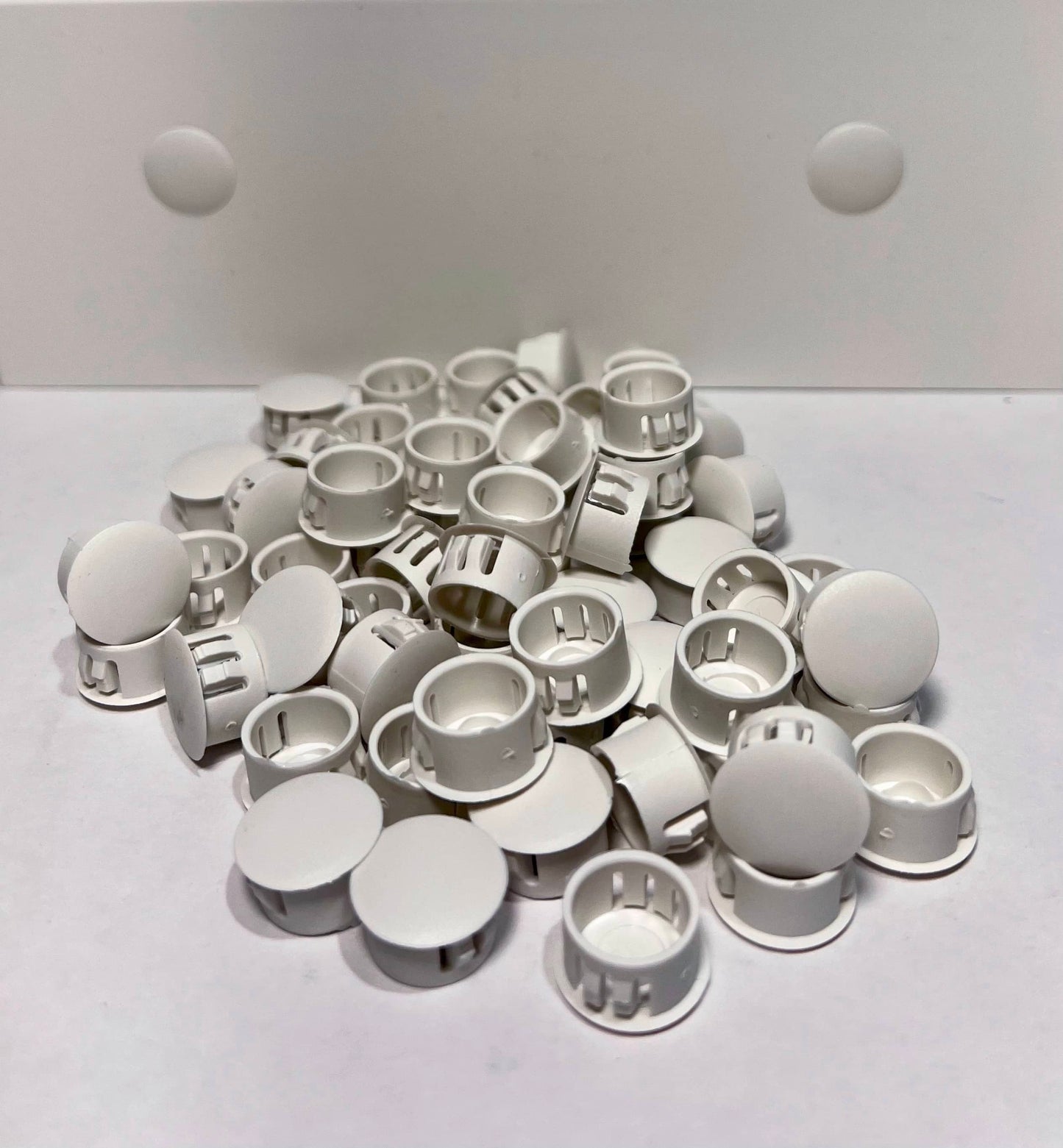 50 Pack Plastic Replacement 5/8" Plugs for Aluminum Patio Covers