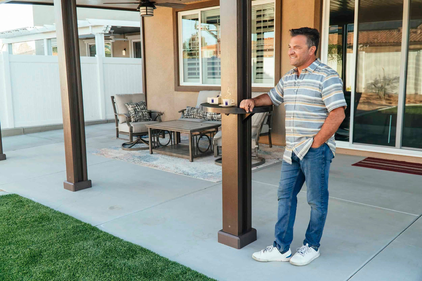 DuraBase® H-Post Covers for Aluminum Patio Covers