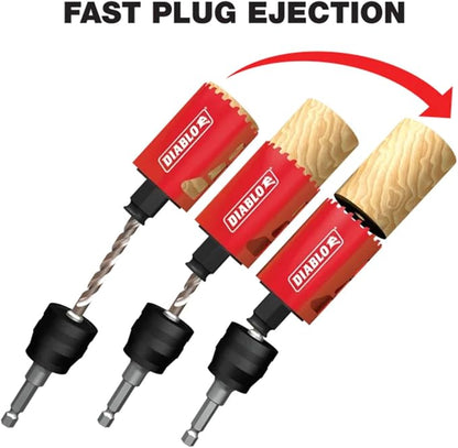Diablo 4 in. Bi-Metal Hole Saw with SnapLock Plus Mandrel System