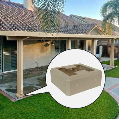 DuraBase® H-Post Covers for Aluminum Patio Covers