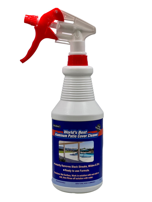 Alumashine 24 oz Spray Bottle with Microfiber Mitt
