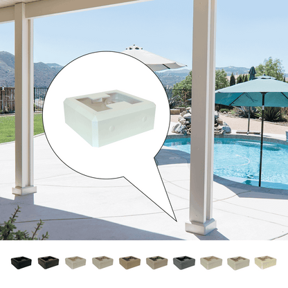 DuraBase® H-Post Covers for Aluminum Patio Covers