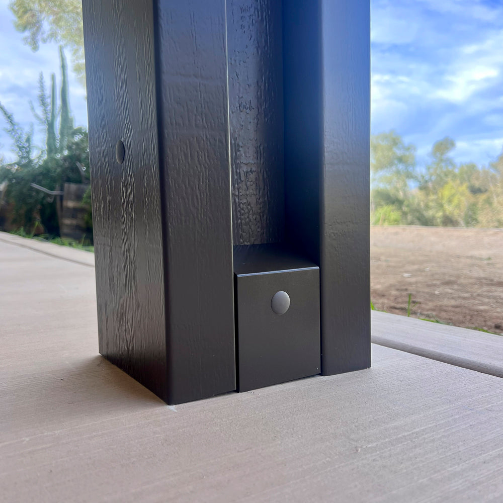 H-Post Cap™ -(2 Units per Set) H-Post Hardware Caps for Aluminum Patio Covers