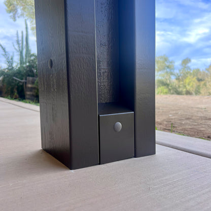 H-Post Cap™ -(2 Units per Set) H-Post Hardware Caps for Aluminum Patio Covers