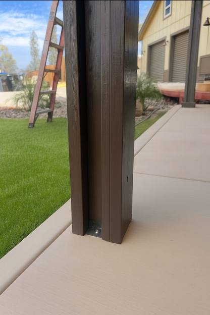 H-Post Cap™ -(2 Units per Set) H-Post Hardware Caps for Aluminum Patio Covers