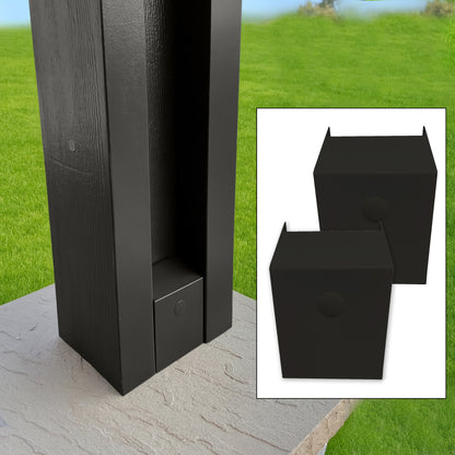 H-Post Cap™ -(2 Units per Set) H-Post Hardware Caps for Aluminum Patio Covers