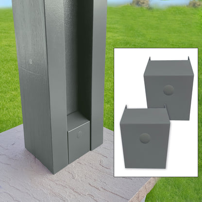 H-Post Cap™ -(2 Units per Set) H-Post Hardware Caps for Aluminum Patio Covers