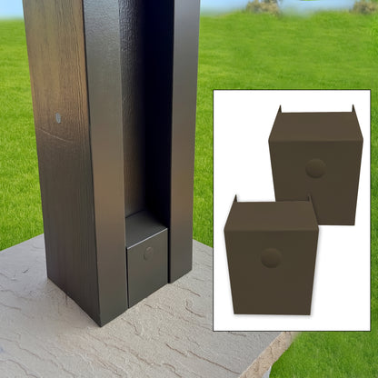H-Post Cap™ -(2 Units per Set) H-Post Hardware Caps for Aluminum Patio Covers