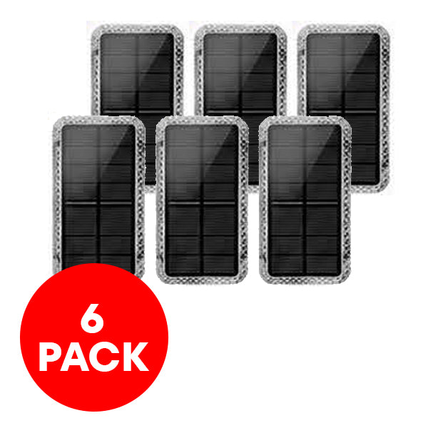 6 Pack - Solar Lights for Aluminum Patio Covers