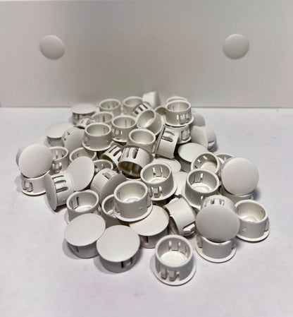 50 Pack Plastic Replacement 5/8" Plugs for Aluminum Patio Covers