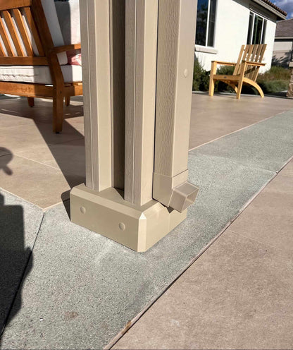 DuraBase® H-Post Covers for Aluminum Patio Covers